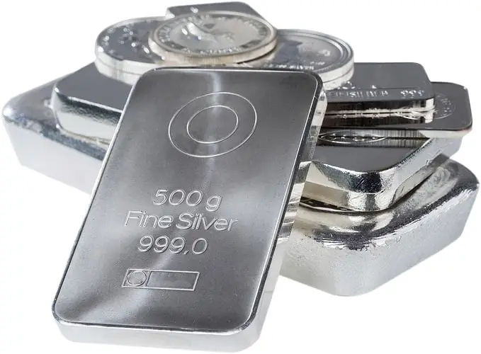 عکس شمش نقره و تومان