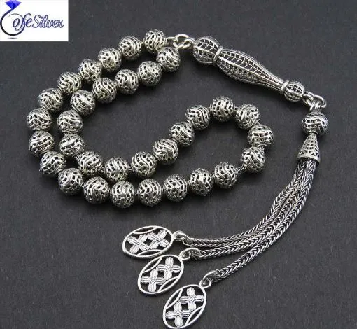 تسبیح نقره ترک