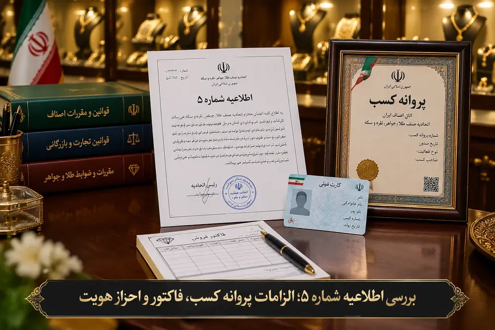 الزامات صدور فاکتور پروانه کسب