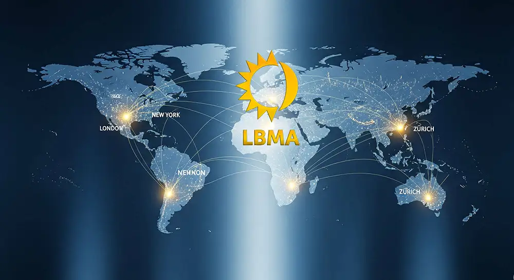 قیمت گذاری رسمی اتحادیه بازار شمش لندن (LBMA)